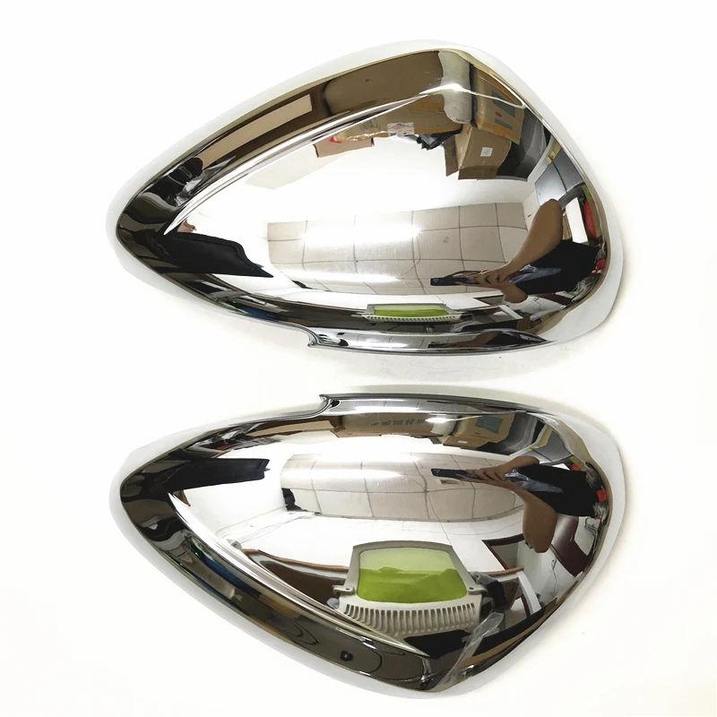 Citroen C4 grand 2012-2019 용 자동차 Stying 도어 사이드 윙 미러 크롬 커버 후면보기 캡 자동차 액세서리 무료 배송 2PCS