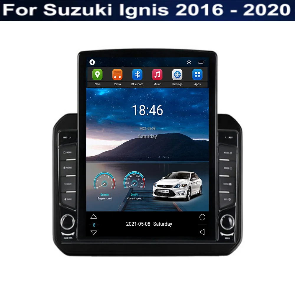 Автомагнитола Tesla 9 7 дюйма Android 11 для Suzuki Ignis 2016-2023 мультимедийный видеоплеер