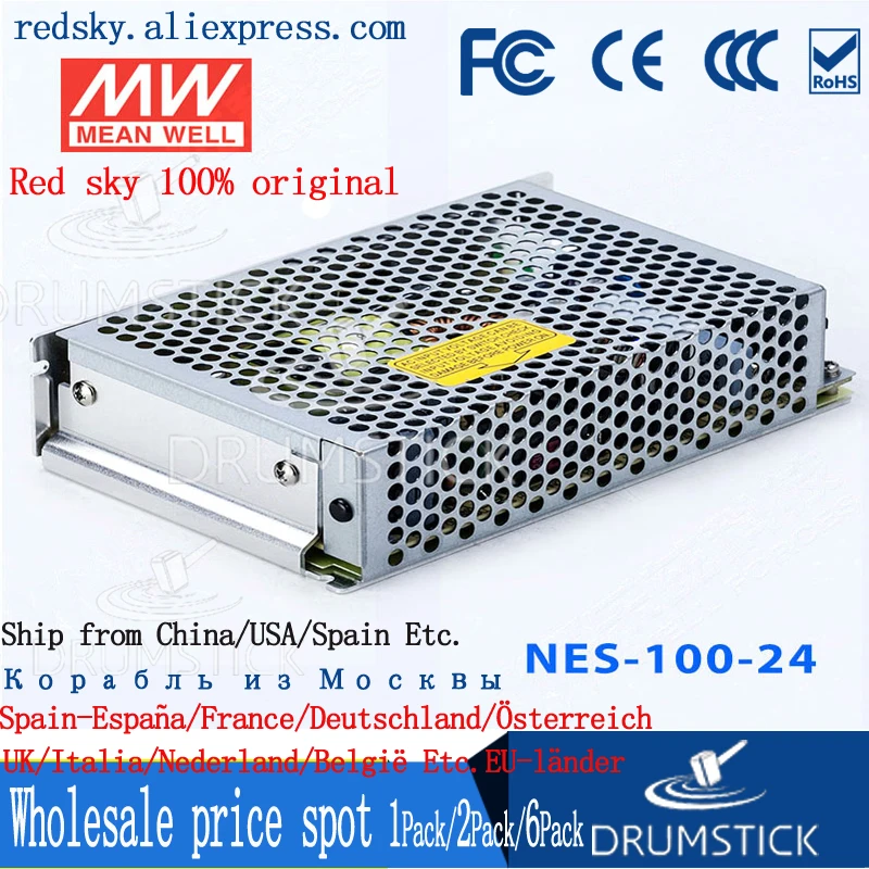 Специальные предложения означает хорошо NES 100 24 В 4.5A meanwell 108 ВТ Один выход