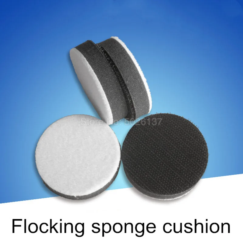 1PCs 2 Inch 50MM Flocking Sponge Cushion Polishing Self-adhesive Disc Angle Grinder Buffing Pad Sandpaper Tray Waxing Protective