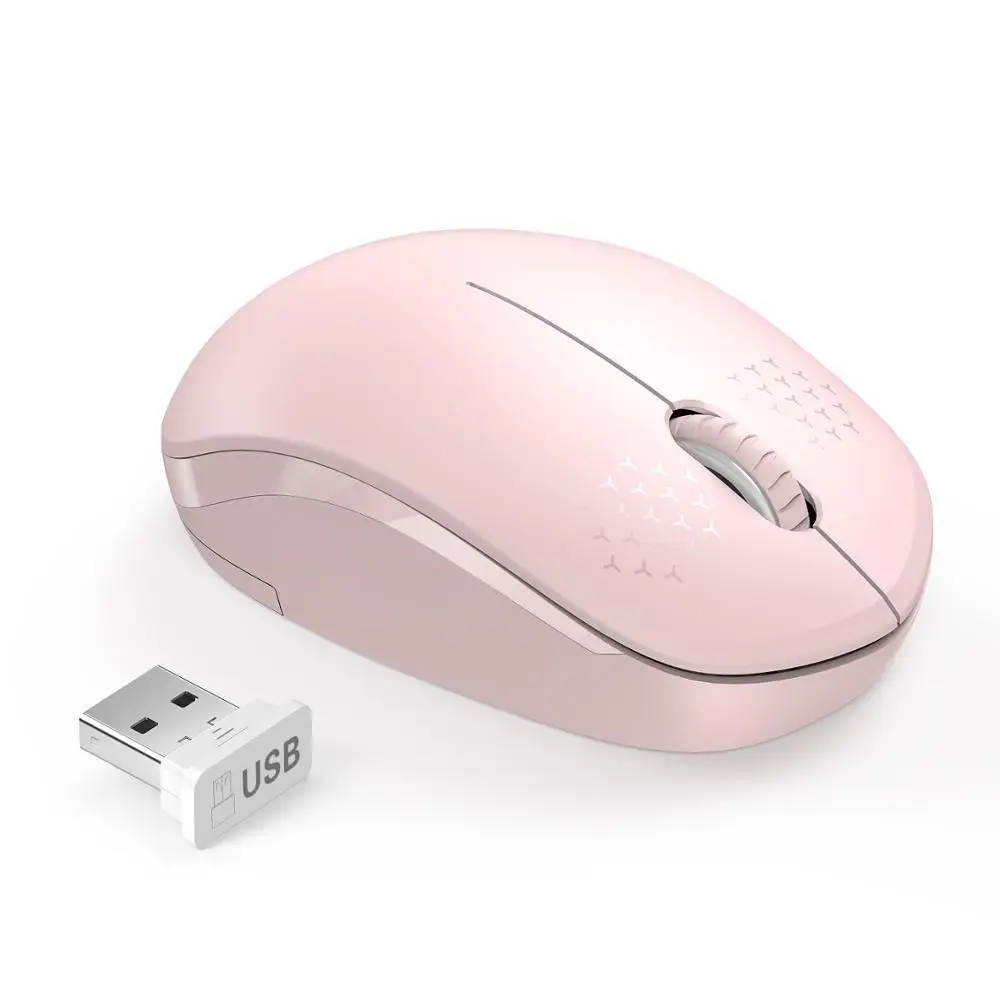 white computer mouse SeenDa Noiseless 2.4GHz Wireless Mouse for Laptop Portable Mini Mute Mice Silent Computer Mouse for Desktop Notebook PC Mause white wireless gaming mouse Mice