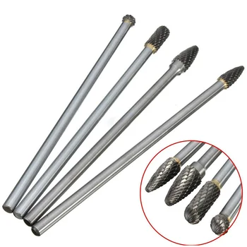 

Long Reach Rotary Burrs set Tungsten Carbide Bit 150-160mm High efficiency