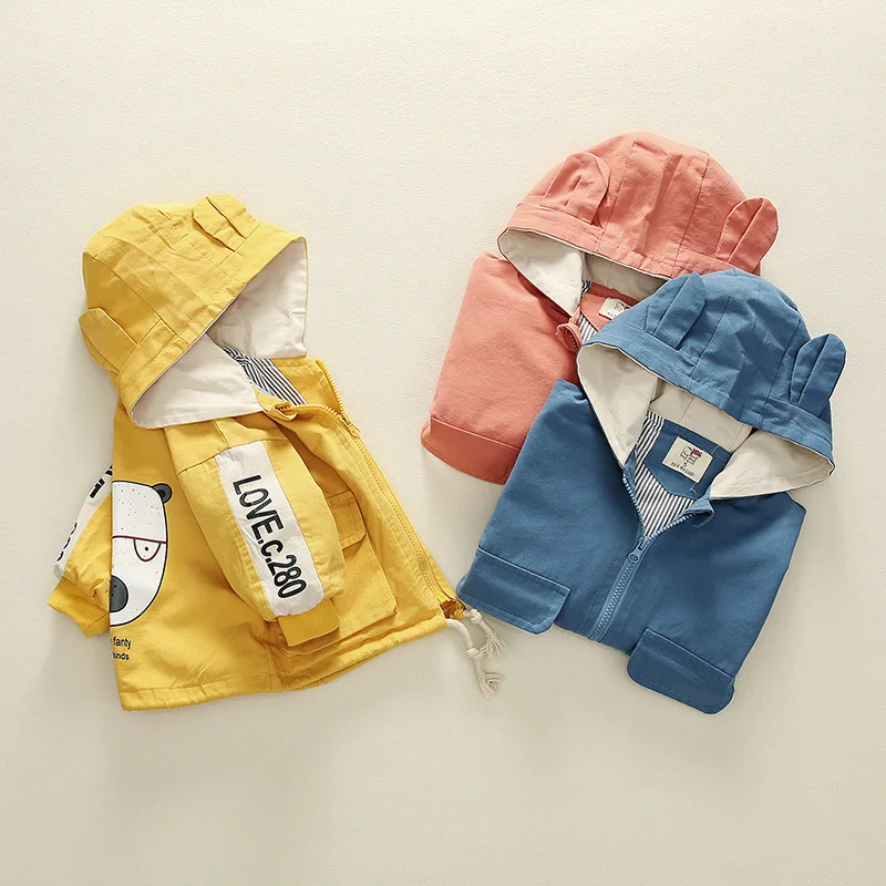 

Baby Spring And Autumn Coat 0-1-3-Year-Old Korean-style Small CHILDREN'S Western Style Trench Coat Jacket Clothes for Babies Kid