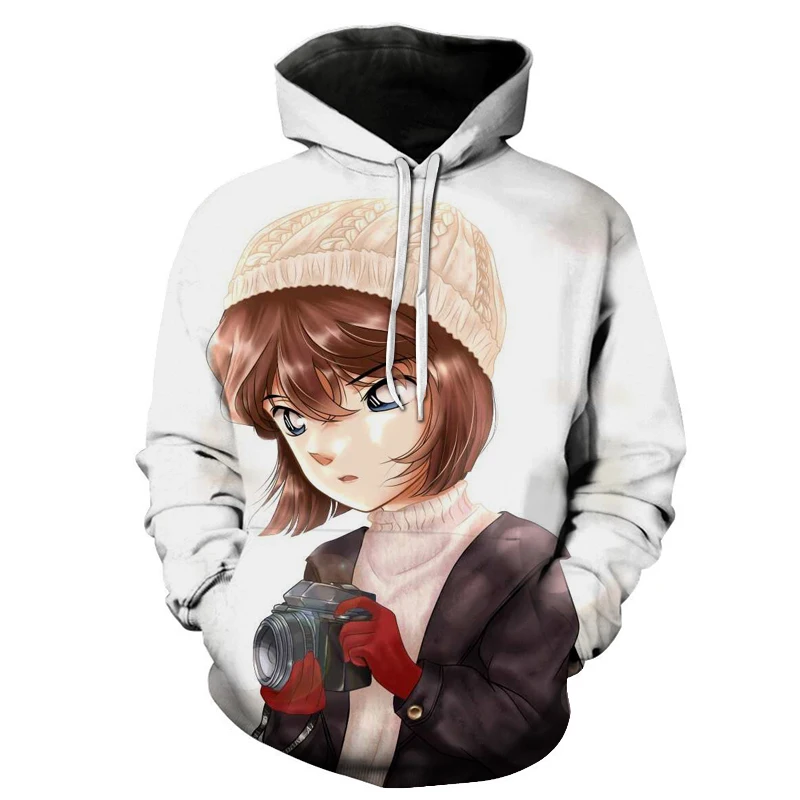 WY-2666 Jongens Аниме Детектив Конан Толстовка свитер с капюшоном режим «Конан» Kleding Jas рубашка дошкольного возраста, толстовка для мальчиков «Конан»; одежда для детей - Цвет: WY-2666