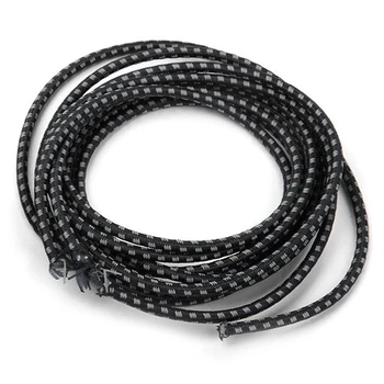 

BEAU-1 Pair Elastic Reflective Laces Easy Attachment for Marathon Sports (Black)