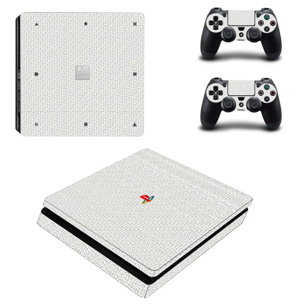 PS4 тонкие наклейки PS 4 Play станция виниловые для кожи Стикеры playstation тонкая консоль