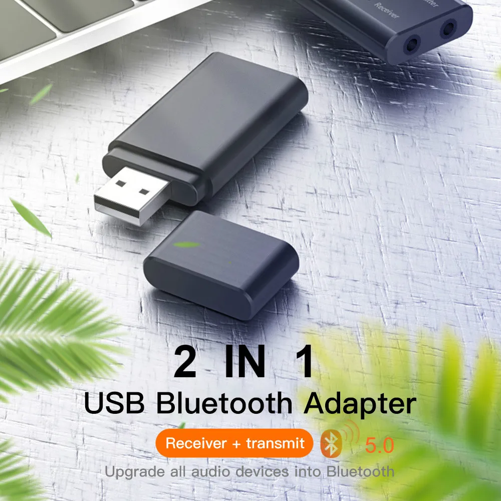 

zexmte Bluetooth 5.0 Receiver Transmitter Mini Stereo Bluetooth AUX RCA USB 3.5mm Jack Audio For TV PC Car Kit Wireless Adapter