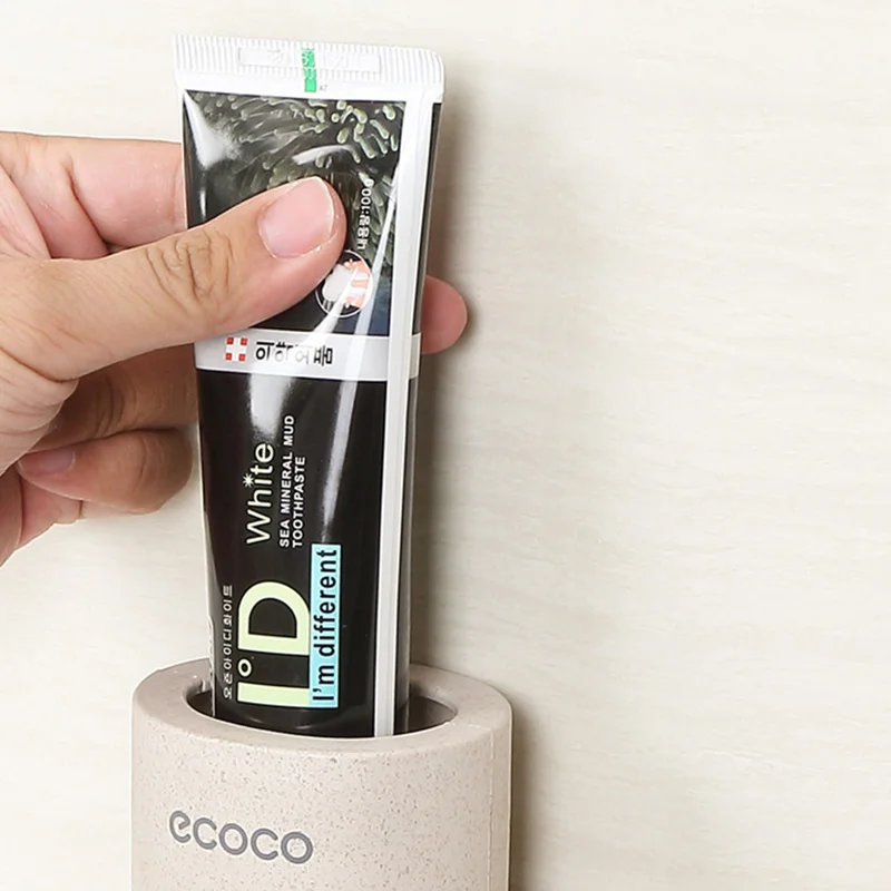 Household Wall-Mounted Automatic Toothpaste Dispenser Home Dust-Proof Hands Free Toothpaste Squeezer Holder Bathroom Accessories