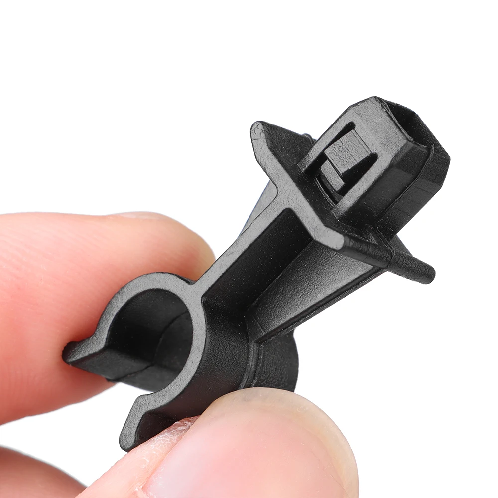 10Pcs/set Bonnet Hood Support Prod Rod Clamp Clip Holder 65722EB300 For Nissan Qashqai Dualis J10 Navara D40 Pathfinder R51 Hood Prop Rod Clip Hood Support Clamp