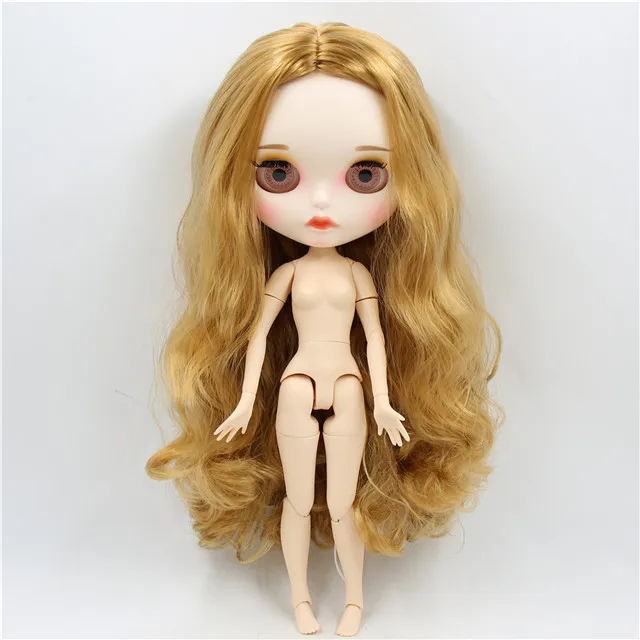 ICY factory шарнирная кукла blyth joint body 30 см bjd, Подарочная игрушка для девочек DIY - Цвет: new matte face