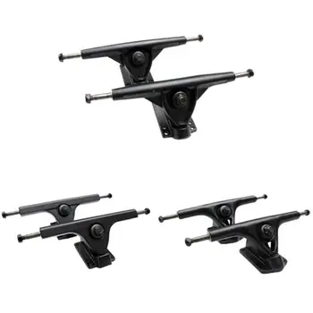 

7 Inch Black Skateboard Longboard Trucks Alloy Holders Brackets Sports High-quality