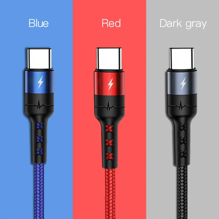 ANKNDO 5A usb type C кабель для быстрой зарядки для смартфона huawei samsung зарядный кабель C-type QC3.0 кабель для передачи данных для мобильного телефона