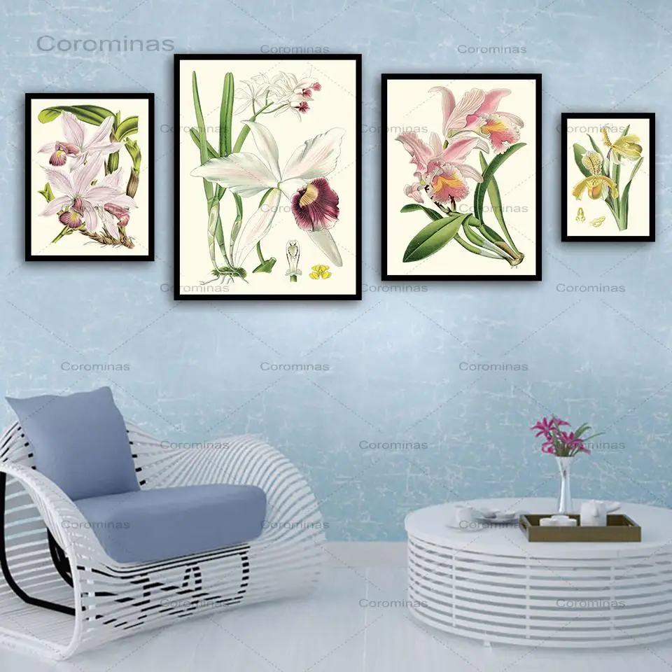 

Nordic Posters Nursery HD Prints For Baby Room Painting Beautiful Color Flowers Wall Art Canvas Picture Kids Bedroom Decoration