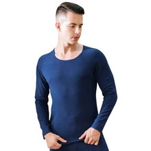 Большой размер 3XL осень зима теплое термобелье для мужчин& wo мужчин сплошной темно-синий полный рукав интимное белье мужские кальсоны