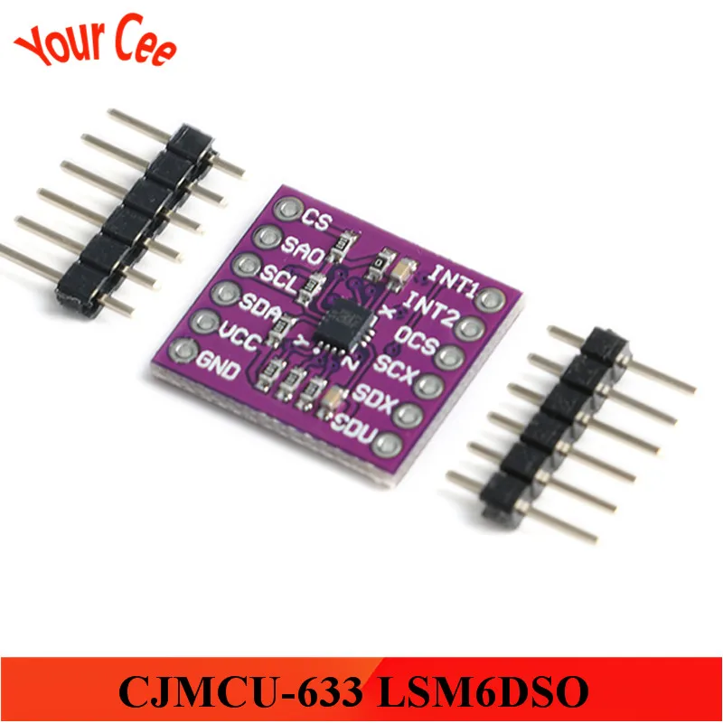 CJMCU 633 LSM6DSO всегда на 3D гироскоп Датчик отношения модуль акселерометр 3 V SPI IIC I2C MIPI