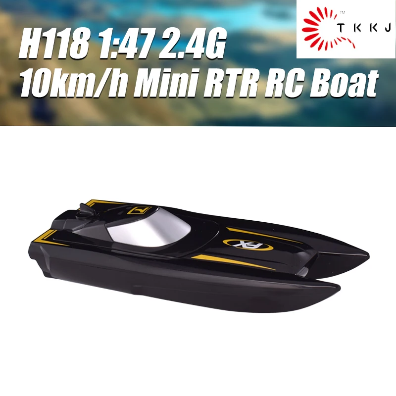 Радиоуправляемая лодка TKKJ H118 4 канала 10 км/ч 2 ГГц|Радиоуправляемые лодки| |
