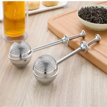 Ball Shape Mesh Tea Infuser Filter Reusable Tea Bag Spice Stainless Steel Tea Strainer Tea Tool Accessories