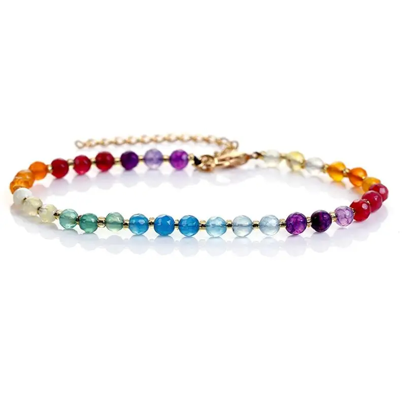 1pc Bohemian Style Foot Anklet Bead Stone Women Girls Jewelry Accessories