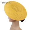 Round Solid Copy Sinamay Fascinator Base 27 CM DIY Hair Accessories Millinery Saucer Material Party Event Occasion Millinery Cap 1