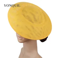 Round Solid Copy Sinamay Fascinator Base 27 CM DIY Hair Accessories Millinery Saucer Material Party Event Occasion Millinery Cap 1