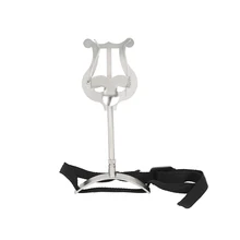 

Portable Euphonium Silver Metal Marching Music Stand Woodwind Instrument Parts