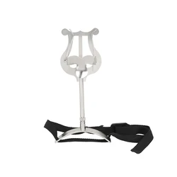 Portable Euphonium Silver Metal  Marching Music Stand Woodwind Instrument Parts