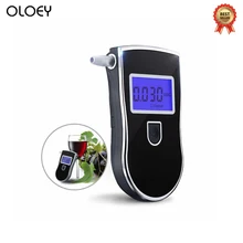 AT-818 Профессиональный полицейский цифровой дыхательный спирт Тестер Алкотестер AT818