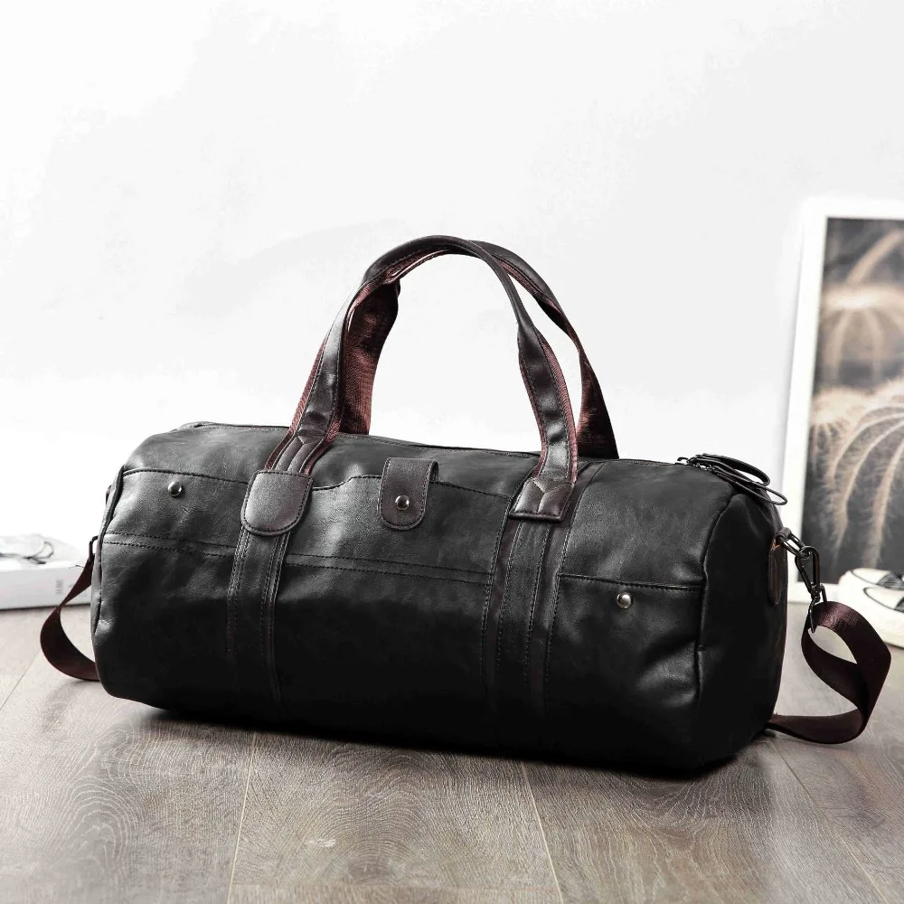 Weekender, масло, воск, кожаные сумки, мужские сумки для путешествий, вещевой мешок, мужские винтажные портативные сумки на плечо, Повседневная сумка на плечо, модная