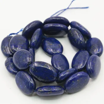 

AA 13x18mm Natural Egyptian Blue Lapis Lazuli Oval loose Beads DIY Jewelry Making Design Natural Stone 15"MY4323 Wholesale Price