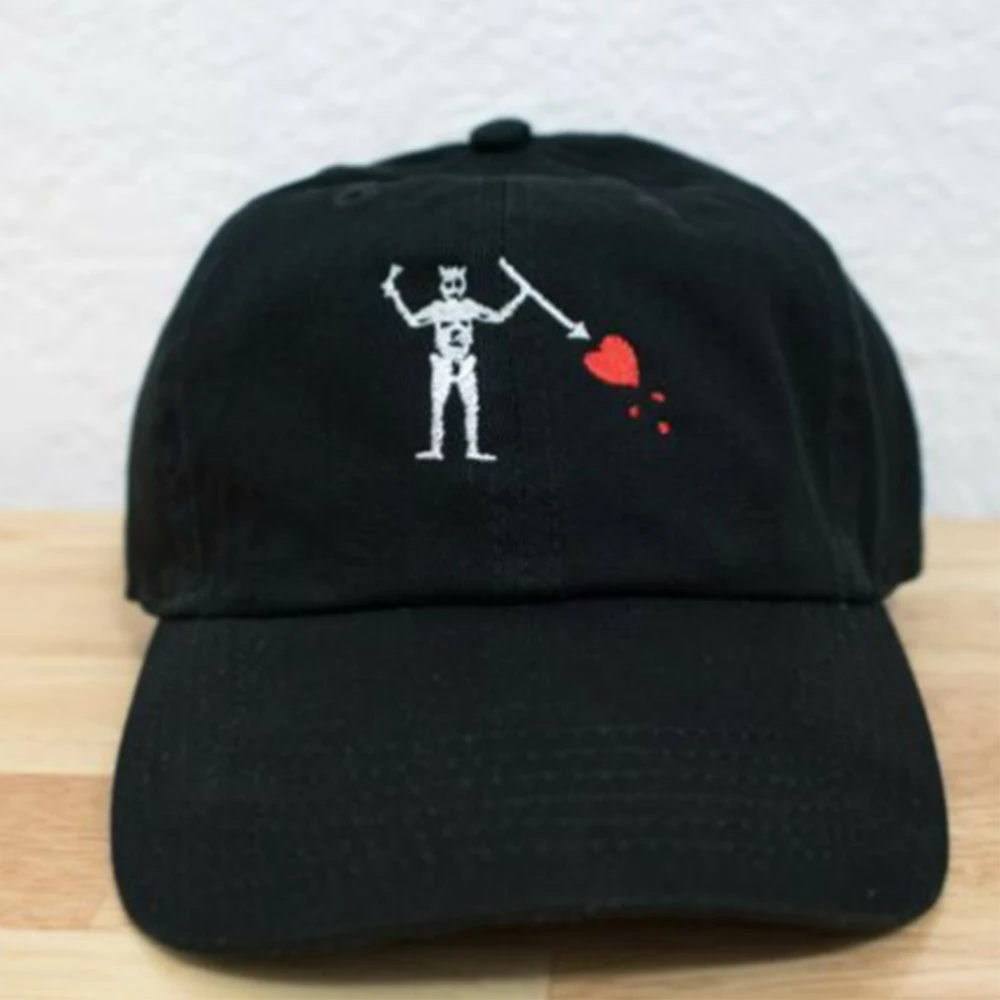 Black Blackbeard Topi Pengemudi Truk 