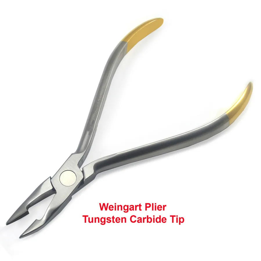 Alicate de Aço Inoxidável com Weingart Dental Weingart Alicate Ferramentas Ortodônticas Ponta Dentista Ferramenta Dentária 1 pc 2 alicate de aço inoxidável com weingart alicate