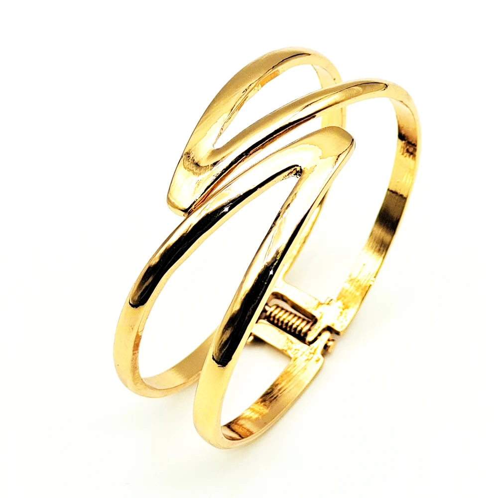 2020 Европейская и американская мода ювелирные изделия простой позолоченный