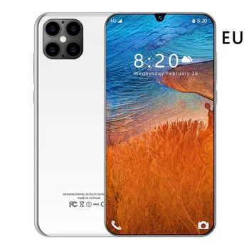 

6.26 Inch Screen IP12 Smart Phone 1GB RAM + 8GB ROM 4 Cores Dual Cards Face Lock Waterdrop Screen Smartphones IP12