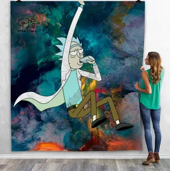 

Cartoon Rick and Morty funny 3D Quilt Blanket For Kids Adult Bedding Throw Soft Warm Thin Blanket With Cotton Quilt style-7