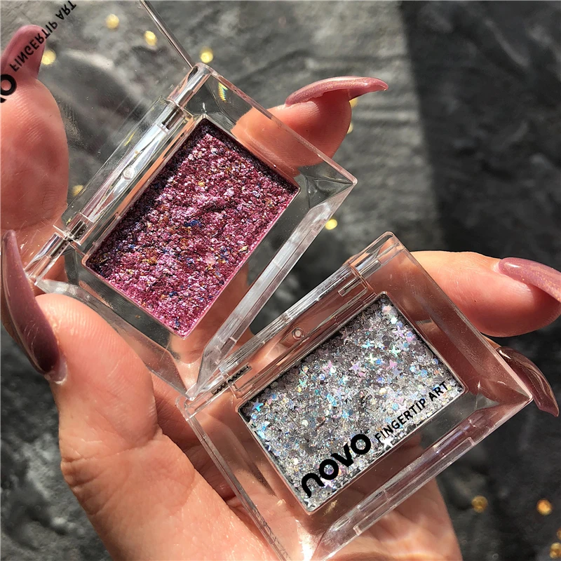 Glitter Eyeshadow Pallete Shimmer Matte Glitter Eye Shadow Palette Shine Diamond Metallic Makeup Palette Pigmented Cosmetic