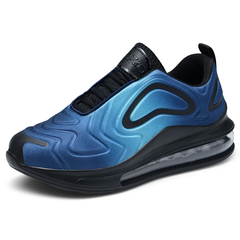 Повседневные мужские кроссовки для взрослых, максимальный размер 39-47, амортизирующие уличные дышащие кроссовки унисекс для фитнеса - Цвет: dark blue
