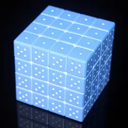 Высококачественный настраиваемый УФ-принт слепой брейл отпечаток пальца стерео четыре заказа Магический Куб 3D рельеф крутой Кубик Рубика