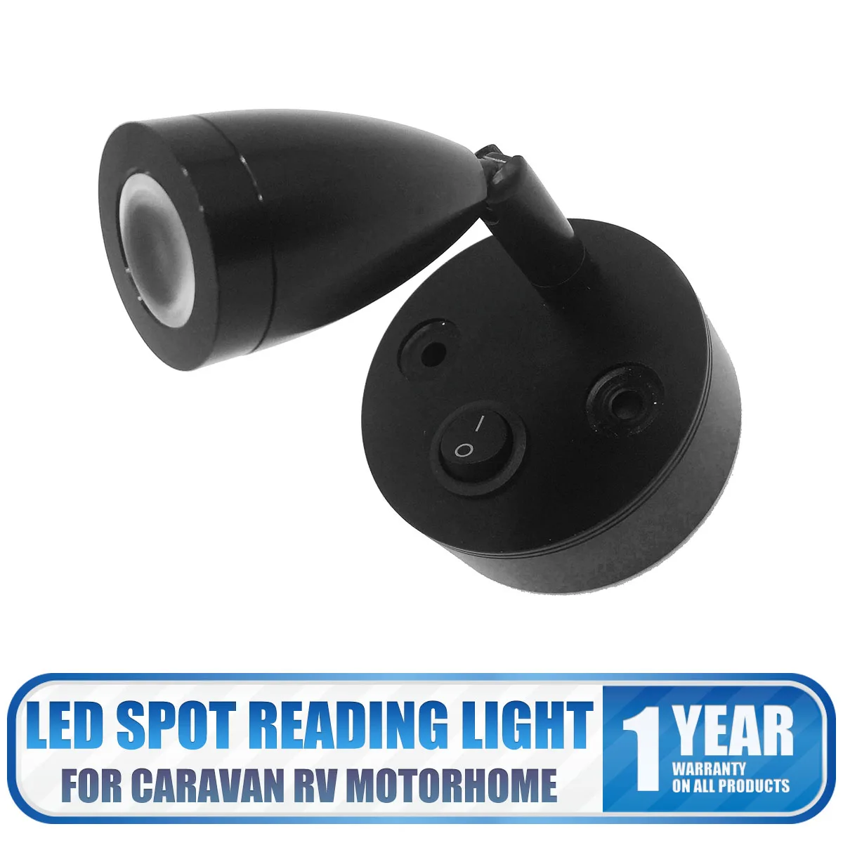 

LED Spot Reading Light Lamp Switch For Camper Van Caravan Boat RV Motorhome Truck Light LED Spot Wall Light