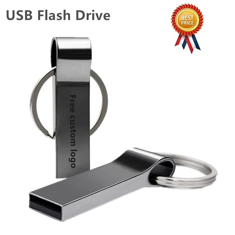 usb флеш-накопитель, 64 ГБ, металлический USB 3,0, серебристая флешка, 4 ГБ, 8 ГБ, 16 ГБ, 32 ГБ, u-диск, флешка, 128 ГБ, флешка, ключ, бесплатный логотип на заказ