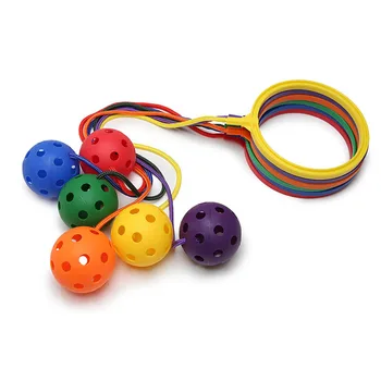 

1pcs Children Colorful Skip Ball Jumping Rope Ball Skip Ropes Sports Swing Ball Toys Playground Sports Kits Outdoor Fun Toy