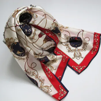 

Silk Scarf Women Designer Scarf Women Luxury 2020 Blanket Scarf Scarves Ladies Scarf Female Colorful Print Scarf