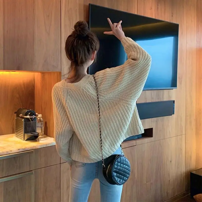 

Women Casual Cardigans Fall Winter Sweater Cardigan Button Up Knitted Jackets Oversized Sweater Poncho Tops Knitted Cardigan