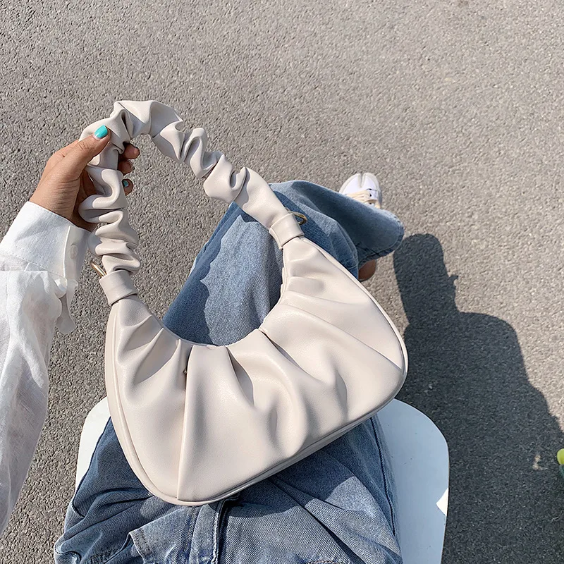 

New Design Solid Color PU Leather Crossbody Bags For Women 2021 Fashion Shoulder Handbags Female Travel Totes