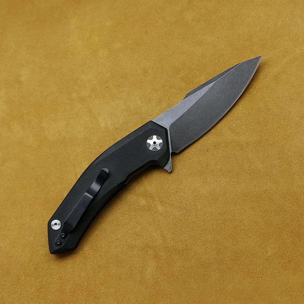 Складной нож ZT0095 карманный клинок 9CR18MOV рукоятка G10 для рыбалки кемпинга охоты