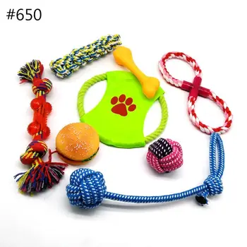 

Puppy Chew Toy Teething Puppy Toy-Washable Cotton Rope Dog Toy 8Piece Set Y5GB