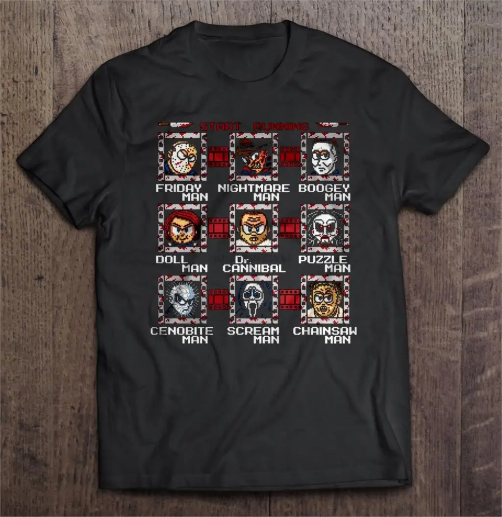 

Men T Shirt Start running Mega Slashers Dead Pixels Women t-shirt