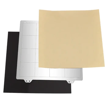 

Surface Magnetic Base Platforms Square Flexible Plate Accessories Heated Bed Build PEI Office 3D Printer Part Set Durable