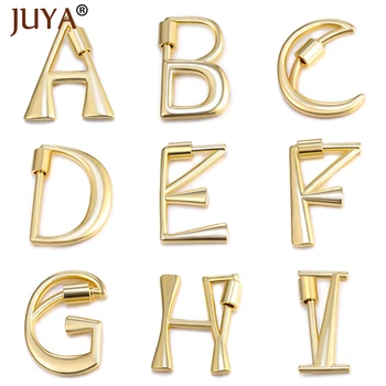

JUYA Jewelry Making Accessories DIY Letter Lock Hook Spiral Clasps for Women Necklace DIY Bracelets Hand Made Pendats Wholesale