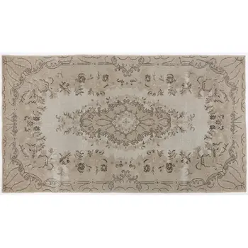 

Handmade Beige Vintage English English Area Rug 162x286 Cm-5'4''X9'5''