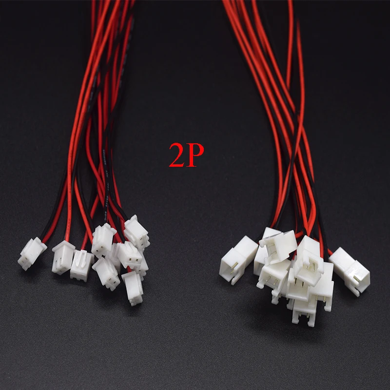 10 пар Micro JST XH 2 54 2P 3P 4P 5P 6 контактный Штекерный разъем мм Шаг с проводным кабелем 200